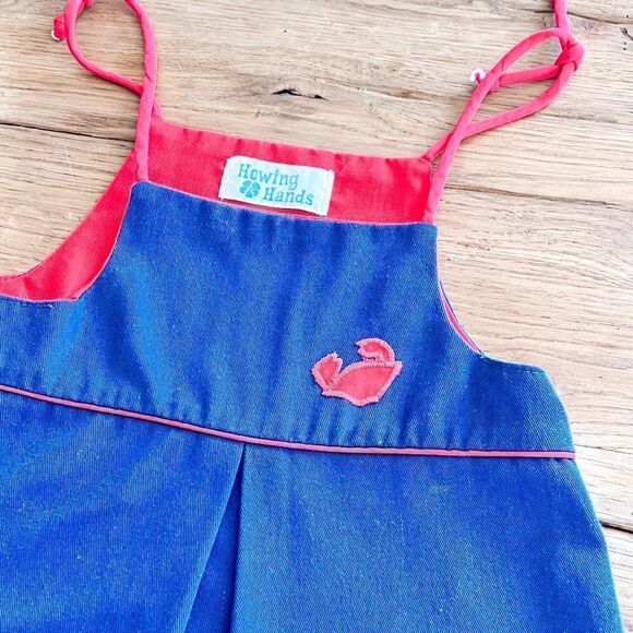 Howing Hands Vintage Crab Dress, Size 12-18M - Picture 2 of 4